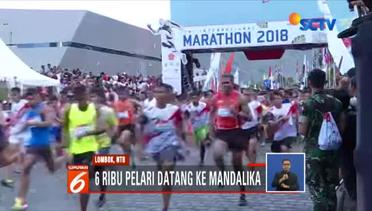 6 Ribu Pelari Antusias Ikuti Lomba TNI International Marathon 2018 di Lombok - Liputan6 Siang