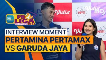 Wawancara Pasca Pertandingan| Putra: Jakarta Pertamina Pertamax vs Jakarta Garuda Jaya | PLN Mobile Proliga 2024