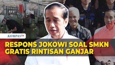 Respons Jokowi soal SMKN Gratis Rintisan Ganjar Pranowo di Semarang