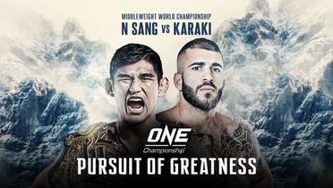 ONE Championship: PURSUIT OF GREATNESS | ONE@Home Event Replay