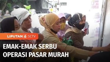Sembako Mahal, Pasar Murah di Kota Bandung Diserbu Emak-Emak | Liputan 6