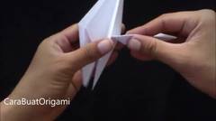 Cara Membuat Origami Pesawat Sayap X