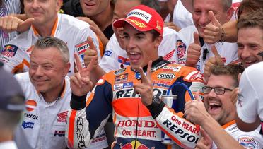 Lintasan Basah MotoGP San Marino Untungkan Marquez Namun Rugikan Lorenzo
