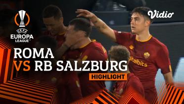 Highlights - Roma vs RB Salzburg | UEFA Europa League 2022/23