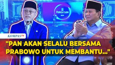 [FULL] Pidato Zulkifli Hasan di Rakornas: PAN Selalu Bersama Prabowo untuk Membantu