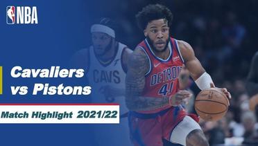 Match Highlight | Cleveland Cavaliers vs Detroit Pistons | NBA Regular Season 2021/22