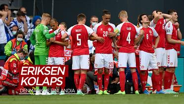 Christian Eriksen Tiba-tiba Kolaps, Laga Euro 2020 Denmark Vs Finlandia Dihentikan