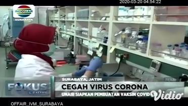 Cegah Virus Corona, RS Unair disemprotkan Disinfektan