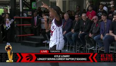 Kyle Lowry Addresses Toronto Crowd