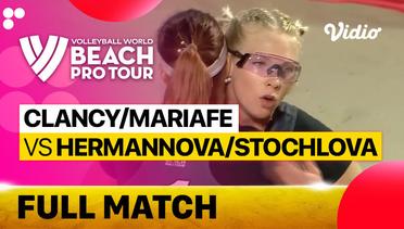 Full Match |  Clancy/Mariafe (AUS) vs Hermannova/Stochlova (CZE) | Beach Pro Tour Elite 16 Doha, Qatar 2023