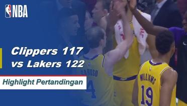 NBA | Cuplikan Hasil Pertandingan : Lakers 122, Clippers 117