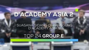 Suasana Sidang di Panggung D'Academy Asia 2