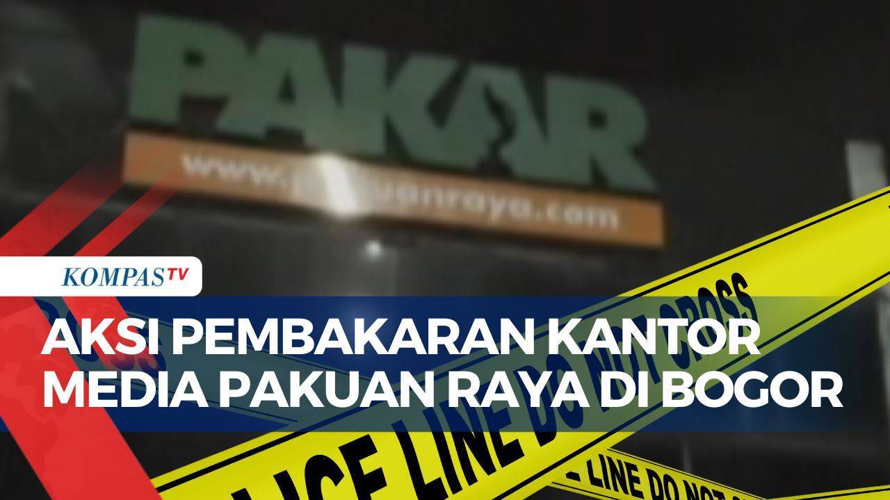 Kantor Media Pakuan Raya Dibakar, Saksi Ungkap Aksi Dua Orang Tak ...