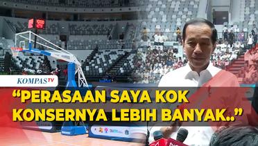 Jokowi Usai Resmikan Indonesia Arena: Perasaan Saya Kok Konsernya Lebih Banyak