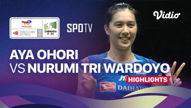 Aya Ohori (JPN) vs Ester Nurumi Tri Wardoyo (INA) - Highlights | Uber Cup Chengdu 2024 - Women's Singles
