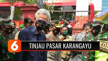 Panglima TNI dan Kapolri Tinjau Protokol Kesehatan di Pasar Karangayu