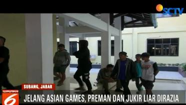 Jelang Asian Games, Polisi Subang Razia Ratusan Preman dan Juru Parkir Liar - Liputan6 Pagi