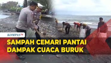 Akibat Cuaca Buruk di Bali, Sampah Cemari Pantai