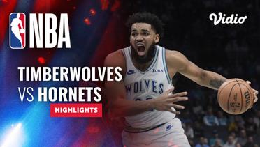 Minnesota Timberwolves vs Charlotte Hornets - Highlights | NBA Regular Season 2023/24