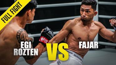Egi Rozten vs. Fajar - ONE Full Fight - February 2020