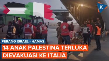 Anak-anak Palestina yang Terluka dalam Perang Israel-Hamas Dievakuasi ke Italia