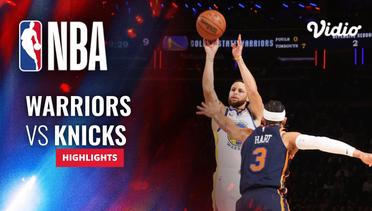 Golden State Warriors vs New York Knicks - Highlights | NBA Regular Season 2023/24