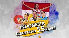 INDONESIA TARGETKAN 55 EMAS DI SEA GAMES 2017