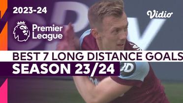 7 Gol Tendangan Jarak Jauh Terbaik | Season 2023/24 | Premier League 2023/24