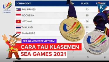 Begini Cara Menentukan Peringkat pada Klasement SEA Games 2021