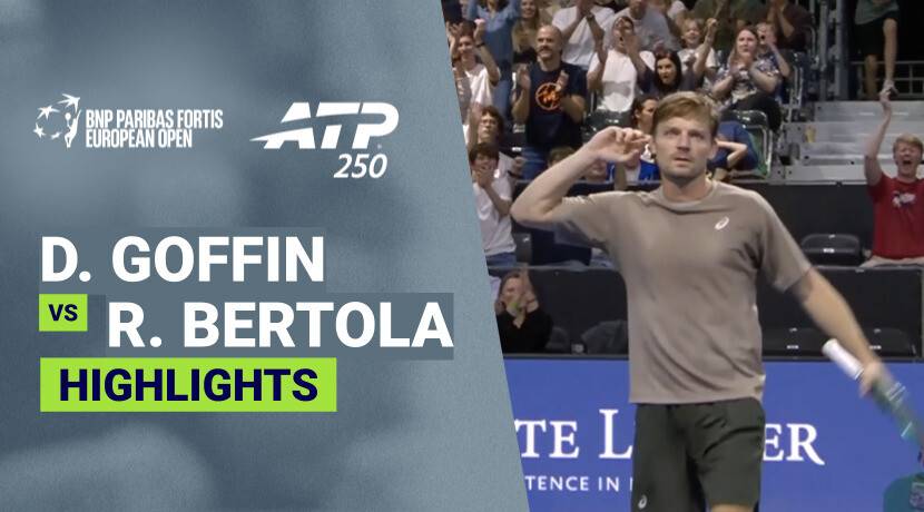 David Goffin vs Remy Bertola - Round 1 | ATP 250: BNP Paribas Fortis European Open 2026