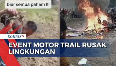 Viral! Acara Motor Trail Rusak Lingkungan, Bupati Bandung Minta Panita Tanggung Jawab