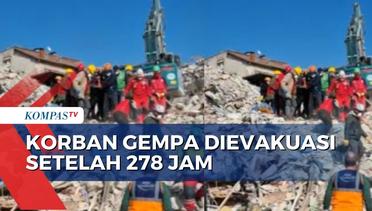 Tertimpa Reruntuhan Gempa Selama 278 Jam Lebih, Korban Gempa Turki Selamat!