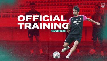 Official Training: Siap Tampil Penuh Jelang Laga Pembuka Piala Presiden 2022