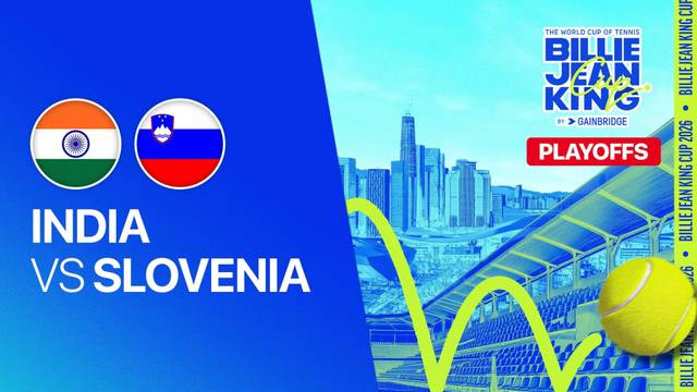 India vs Slovenia - Full Match | Billie Jean King Cup Play-offs 2025