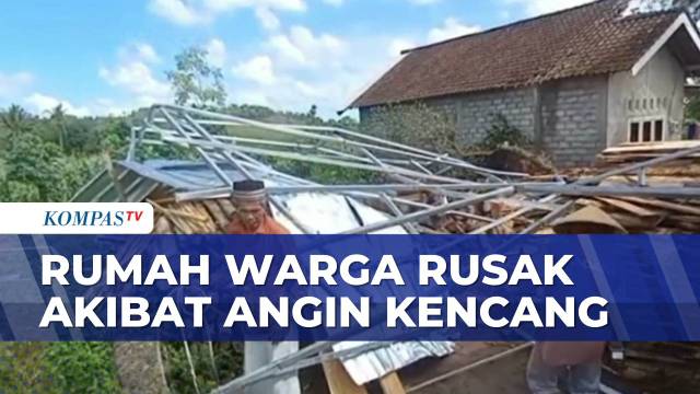 20 Rumah Warga di Semarang Rusak Diterjang Angin Kencang dan Hujan | BERITA UTAMA