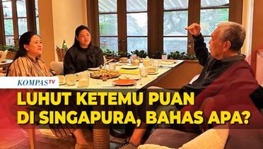 Potret Luhut Binsar Pandjaitan dan Puan Maharani Bertemu di Singapura, Bahas Apa?