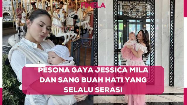 6 Pesona Gaya Kompak Jessica Mila dan Sang buah Hati yang Selalu Serasi
