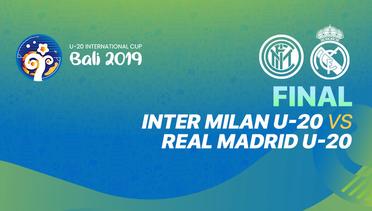 Full Match - Real Madrid U-20 3 vs 1 Intermilan U-20 | U20 International Bali Cup 2019