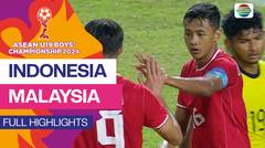 Indonesia vs Malaysia - Full Highlight | Asean Boys Championship U19 2024