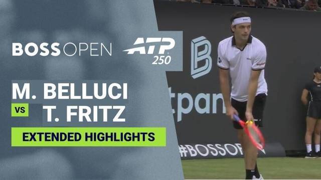 Mattia Belluci vs Taylor Fritz - Extended Highlight | ATP 250: BOSS Open 2026
