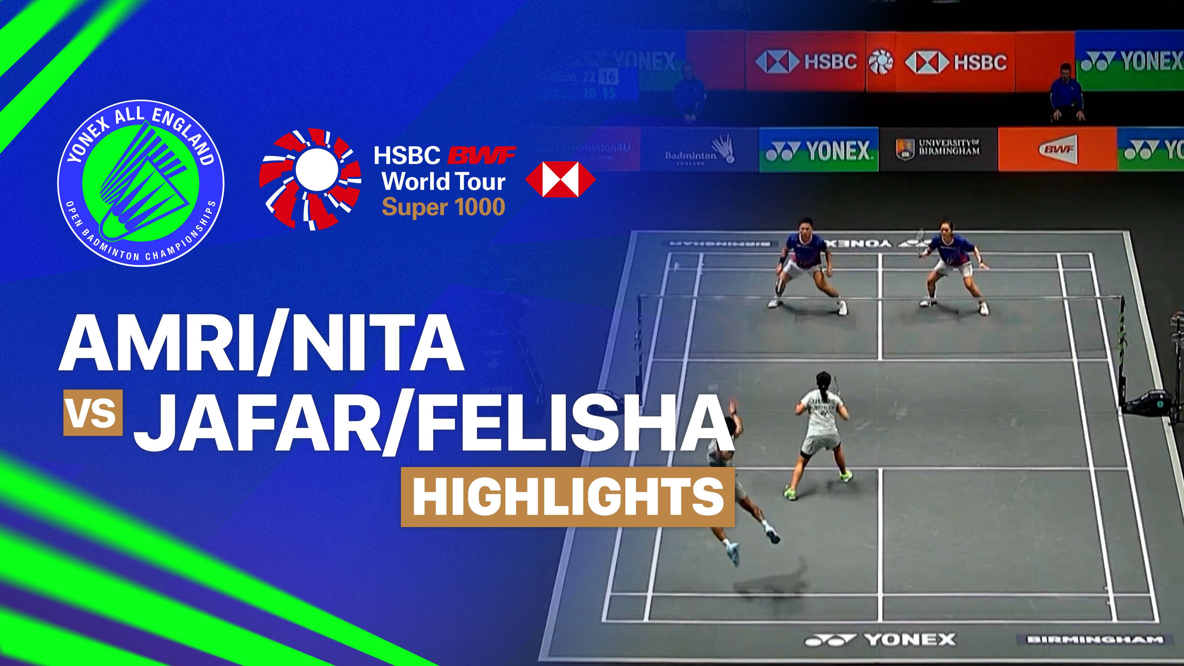 Amri Syahnawi/Nita Viola Marwah (INA) vs Jafar Hidayatullah/Felisha Alberta Nathaniel Pasaribu (INA) - Mixed Doubles Round of 16 | YONEX All England Open Badminton Championships 2026
