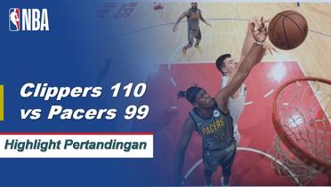 NBA I Match Highlight : Los Angeles Clippers 110 vs Indiana Pacers 99