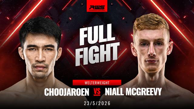 Choojaroen vs Niall Mcgreevy - Full Fight | RWS Muay Thai 2026