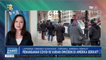 Laporan Langsung VOA untuk TVRI: Penanganan Varian Omicron di AS