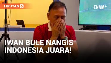 Sambil Menangis, Iwan Bule Sujud Syukur Timnas Indonesia U-22 Juara