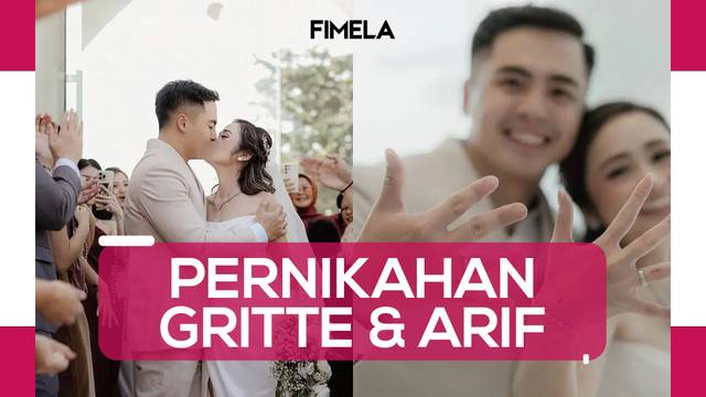 Potret Bahagia Gritte Agatha dan Arif Hidayat Menikah Setelah 11 Tahun Pacaran
