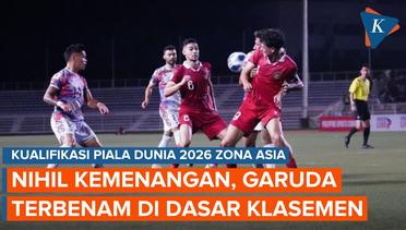 Klasemen Kualifikasi Piala Dunia 2026, Indonesia Paling Buncit