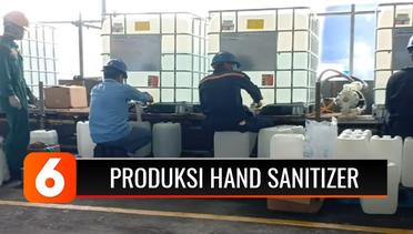 Pabrik Lem di Cilegon Produksi Hand Sanitizer