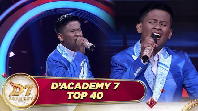 Yusuf “Beling Beling Kaca” Bikin Fildan Bangga & 3 Juri Berdiri Tanpa Ragu! | D'Academy 7 Top 40