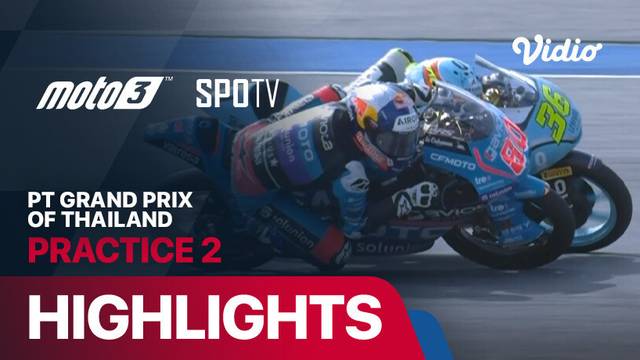 Moto3 Practice 2: MotoGP 2024 Round 18 - PT Grand Prix of Thailand - Highlights  | MotoGP 2024